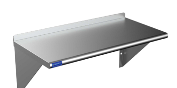 Stainless steel is our future: commercial kitchen wall shelving